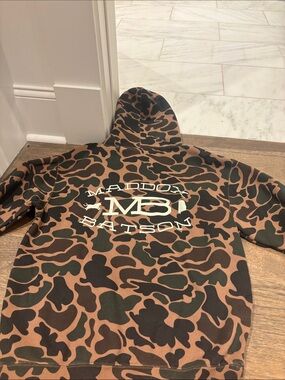Maddox Batson tour Camo Logo Hoodie - Brown & Black